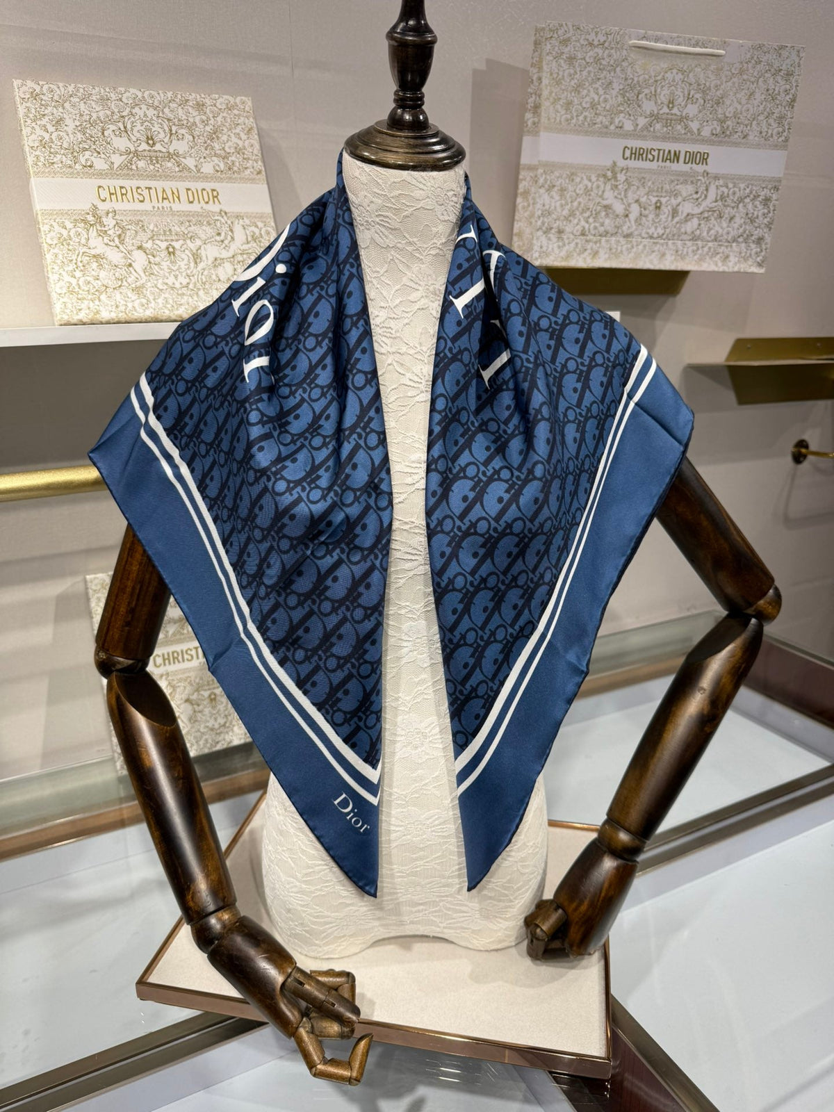Dior 2026 Les Liaisons Scarf 90cm Silk 201079