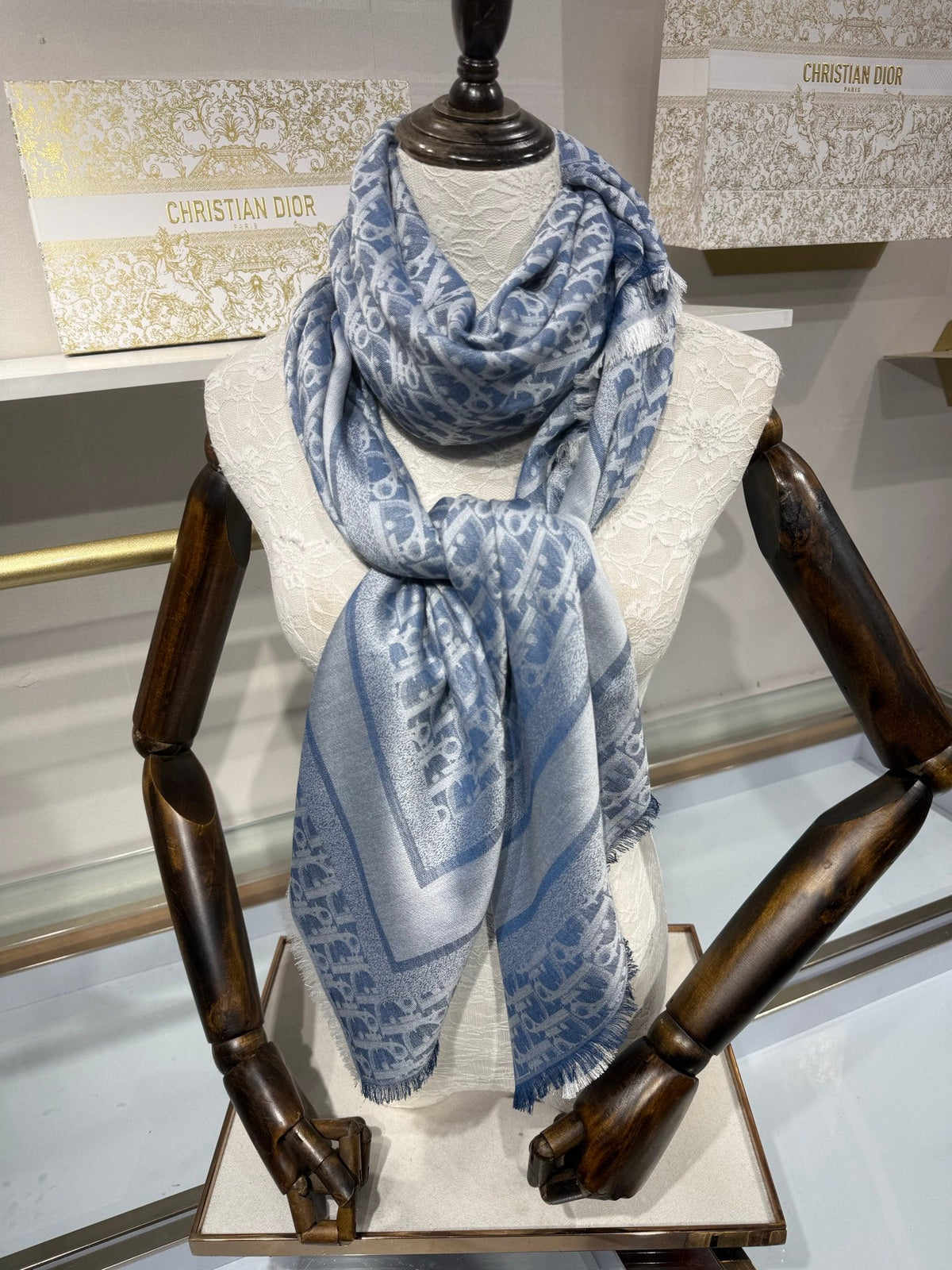 Dior 2026 Scarf 140cm Mulberry Silk 217282