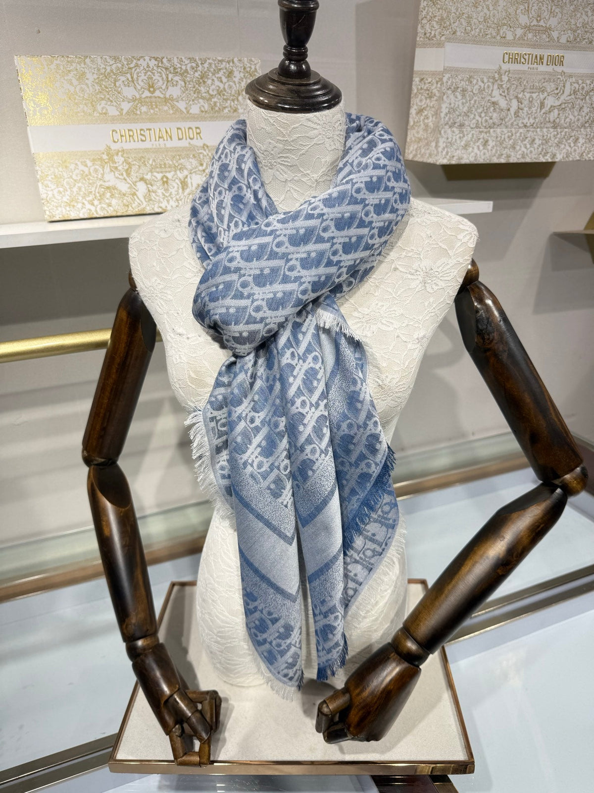 Dior 2026 Scarf 140cm Mulberry Silk 217282