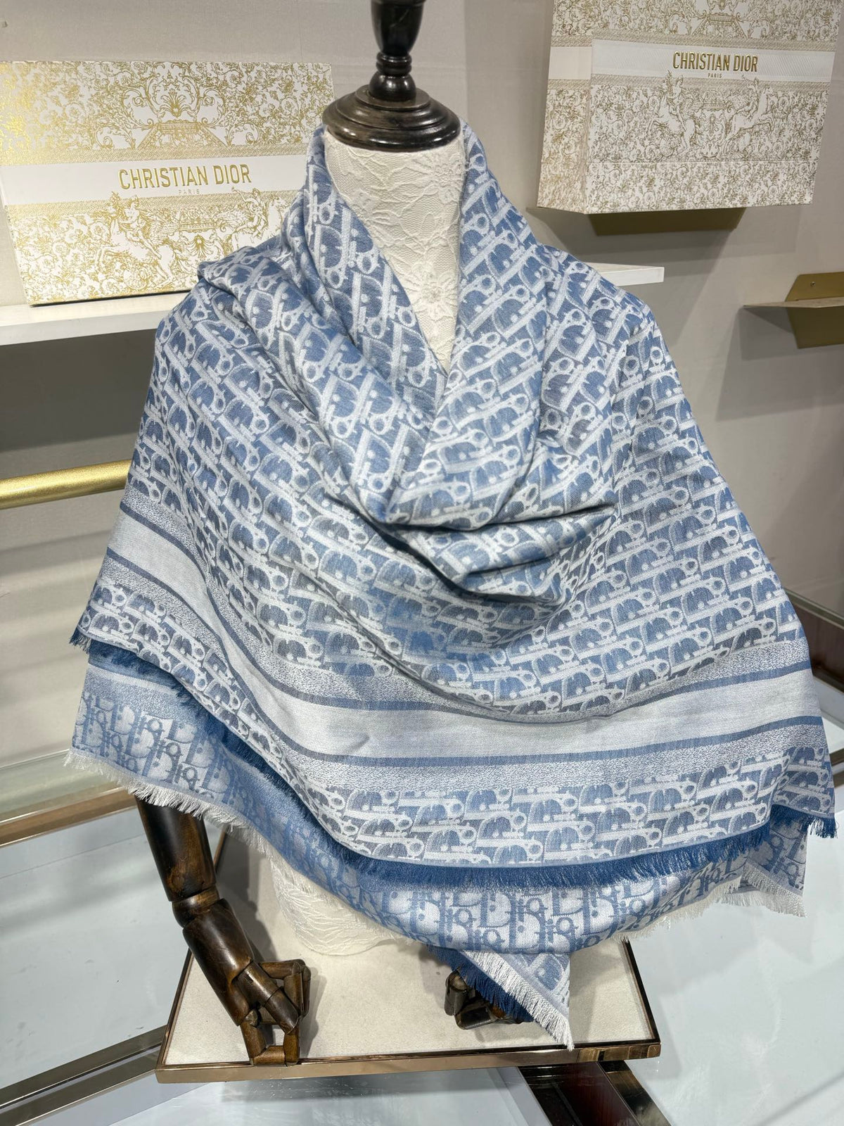 Dior 2026 Scarf 140cm Mulberry Silk 217282