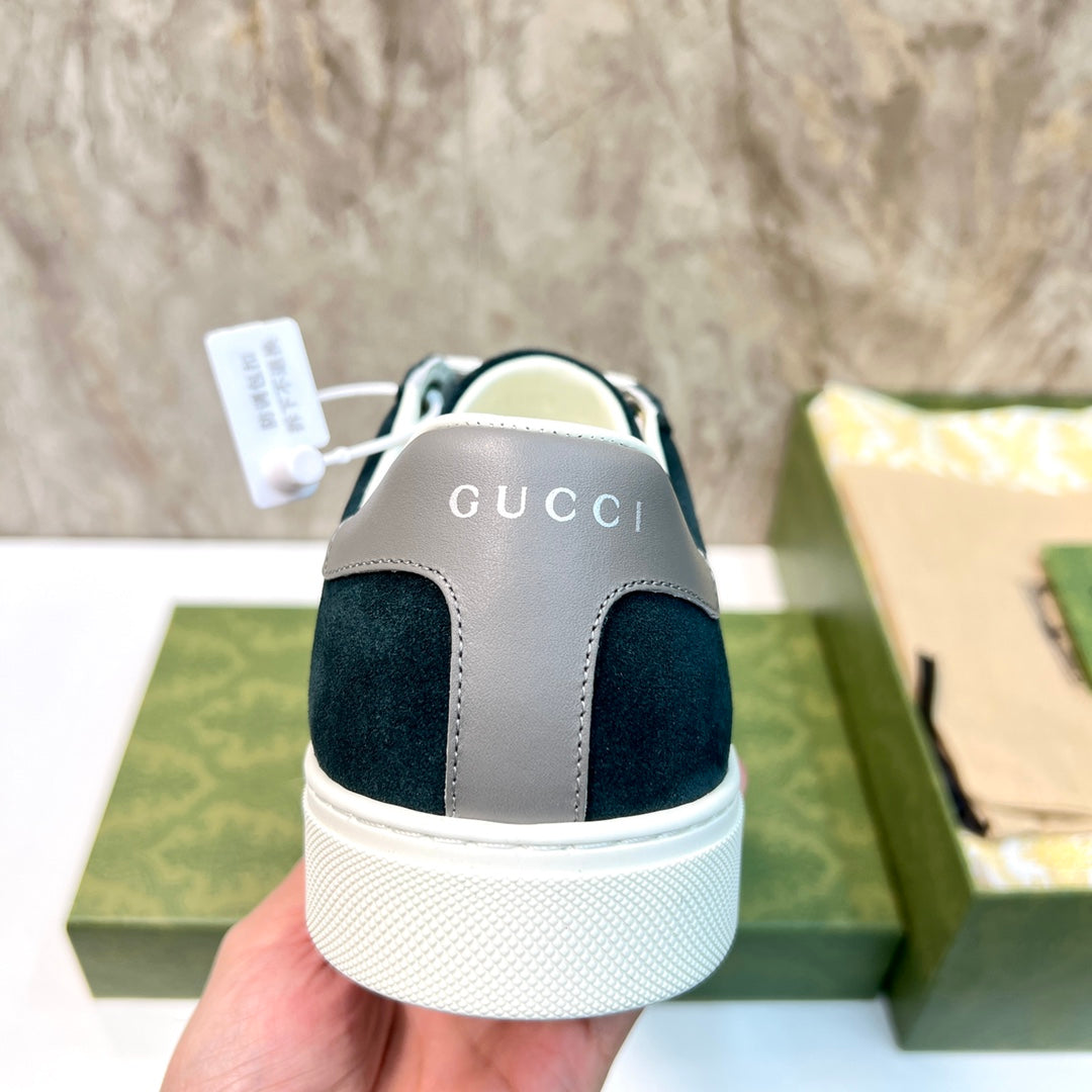 GG Men's ACE Sneaker Dark Green Suede 525961