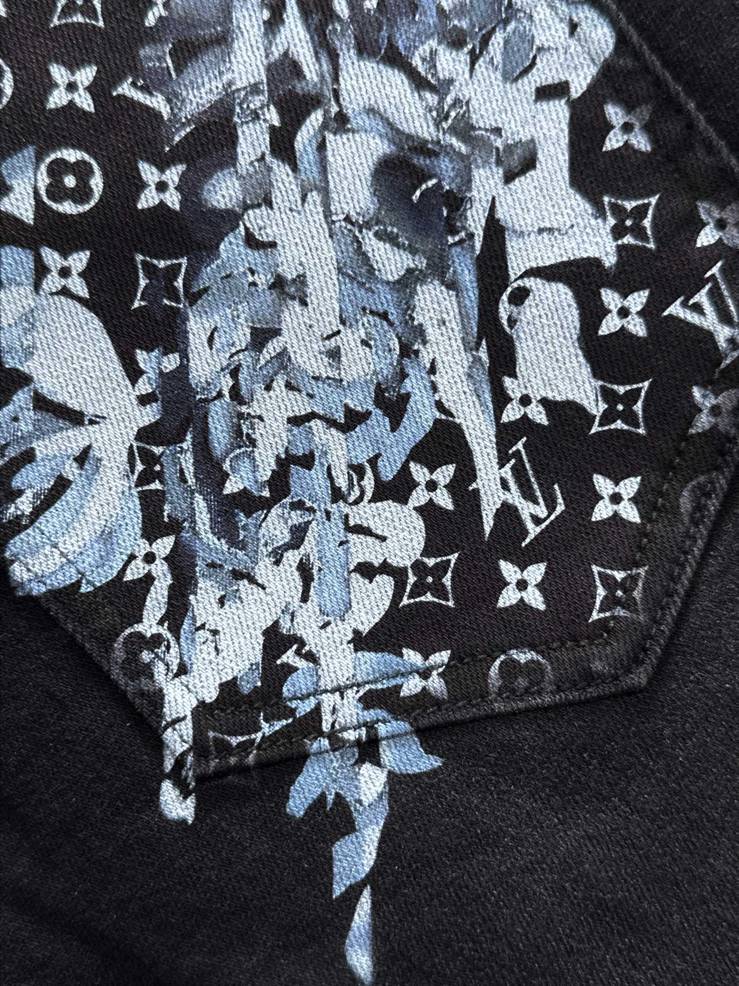 LV BLACK DENIM JEAN 239618