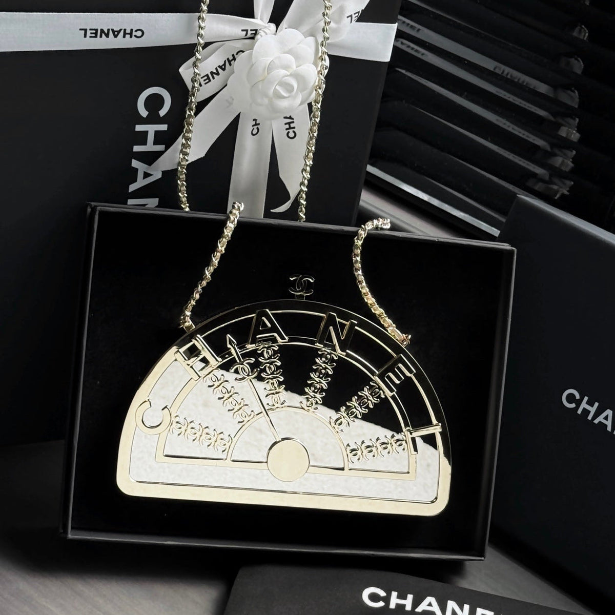 Chanel 2026 Elevator Minaudiere Bga 21.5cm Gold Metal
