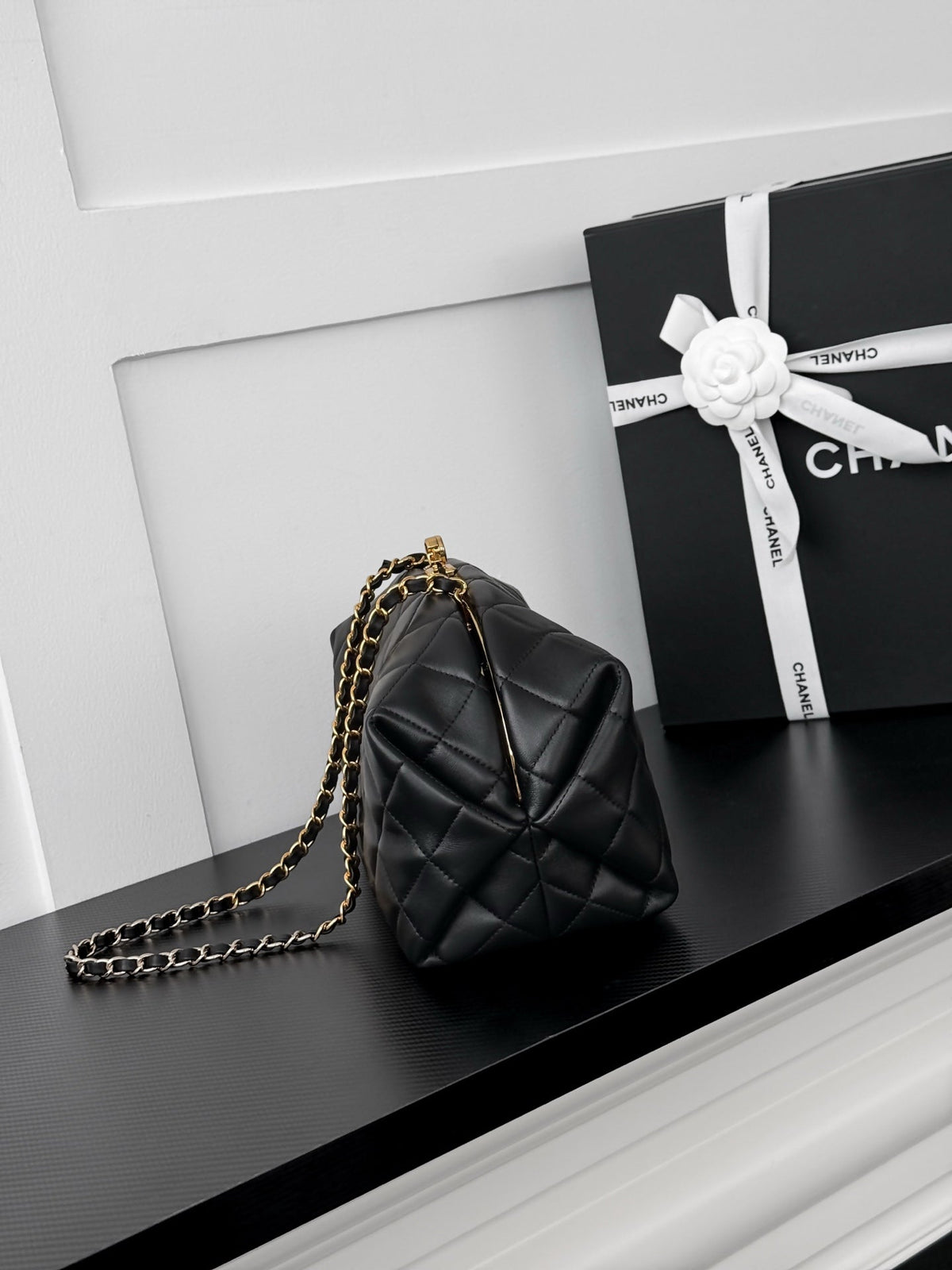 Chanel 2026 Clutch With Strap 27cm Ponyhair And Lambskin