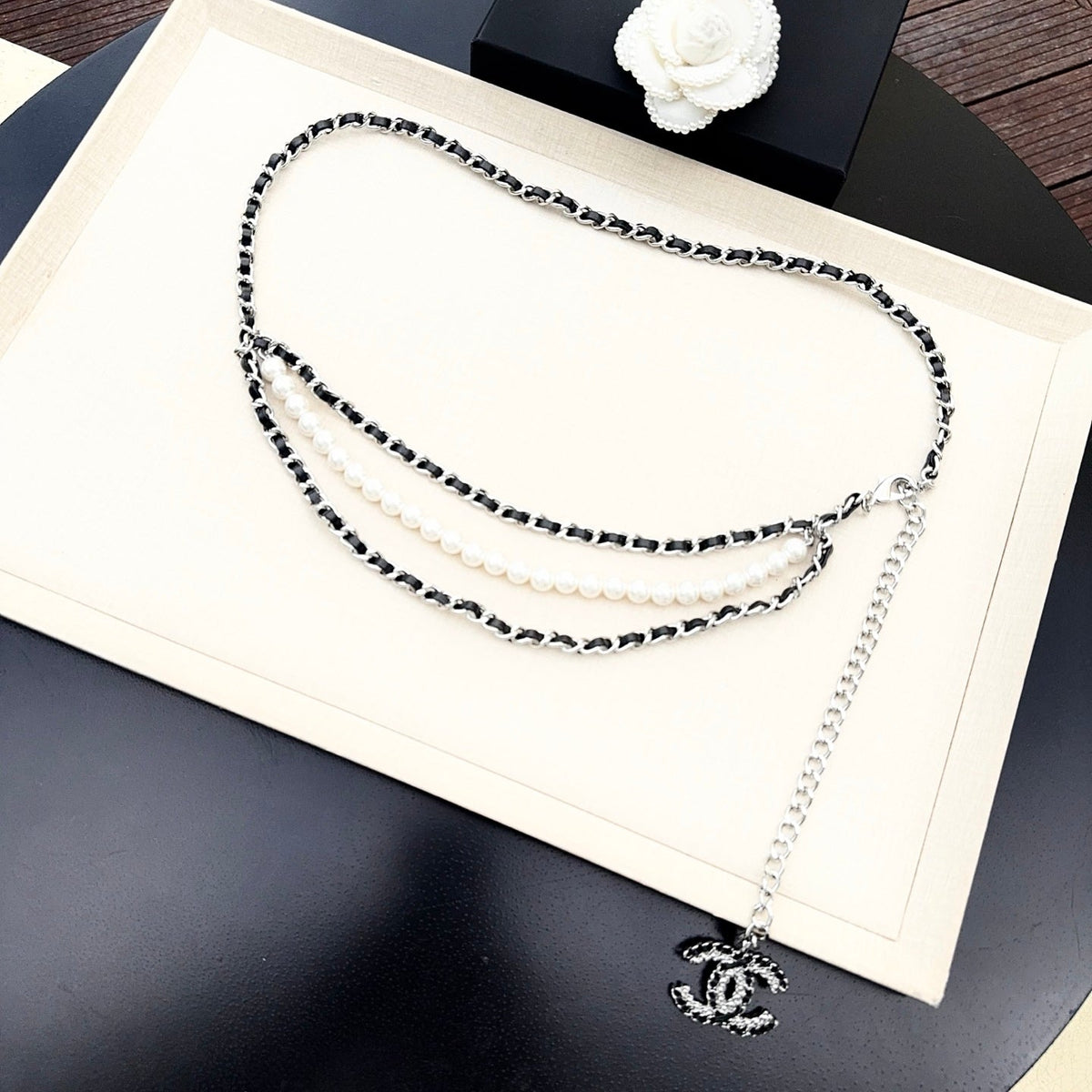 Chanel 2026 Pearl Waist Chain Belt 215177