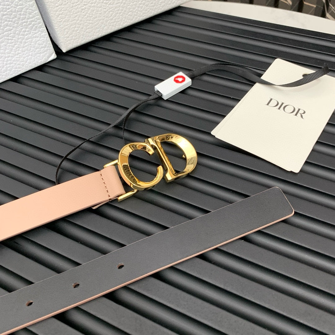 Dior 2026 Saddle Belt 25mm Calfskin