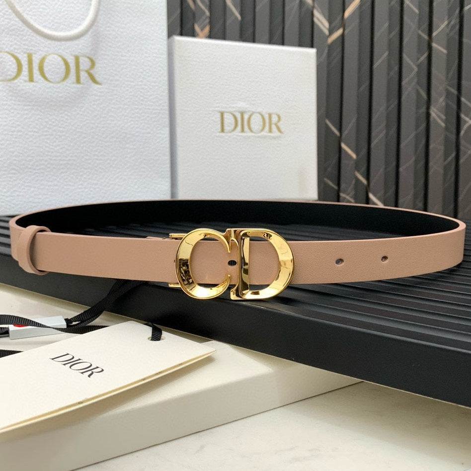 Dior 2026 Saddle Belt 25mm Calfskin