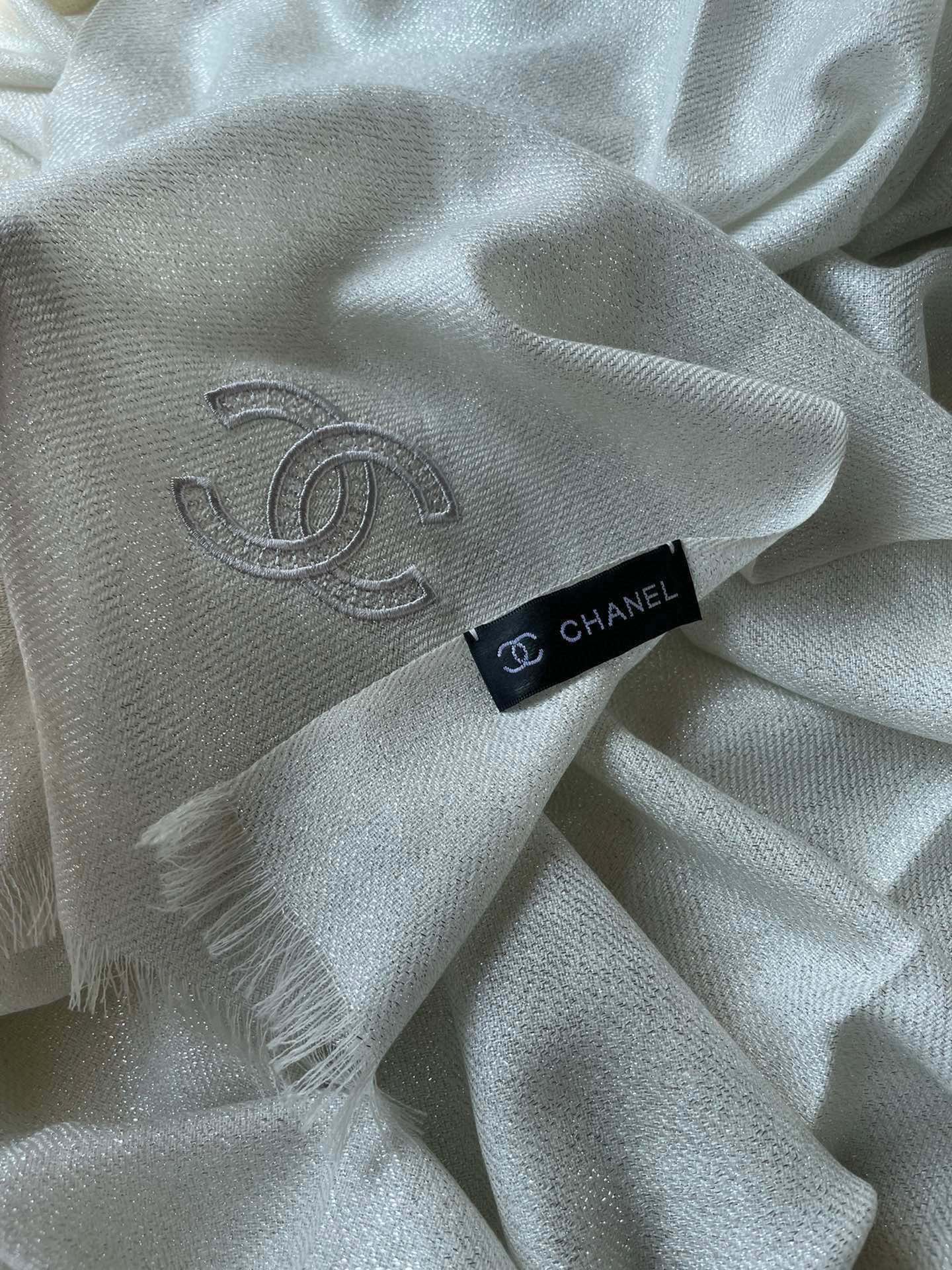 CC Scarf 210 CM In Light Grey Cashmere 418351