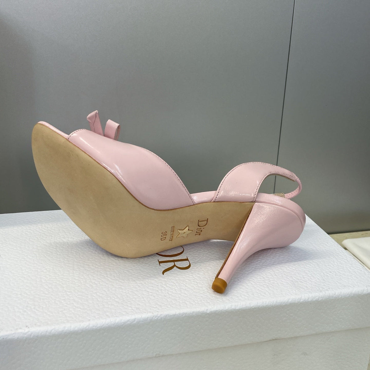 Dior 2026 Bow Heeled Slingback Sandal 607567