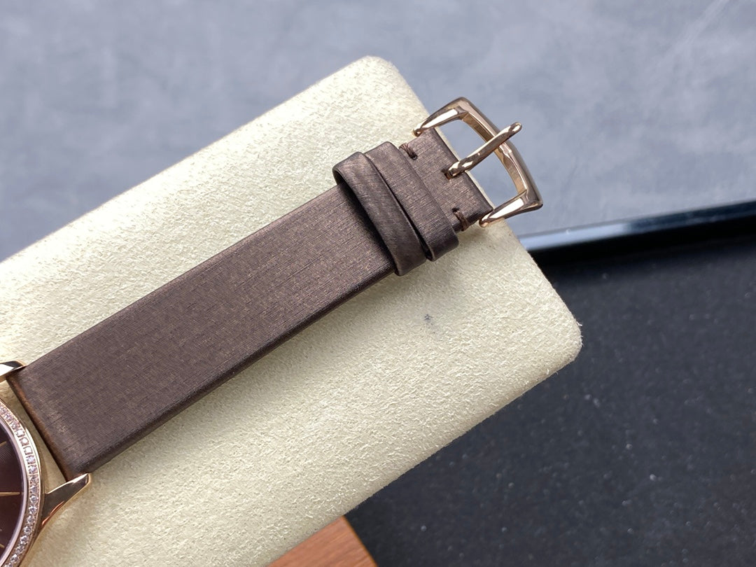 PATEK Calatrava 35mm Pink Gold Chocolate Dial