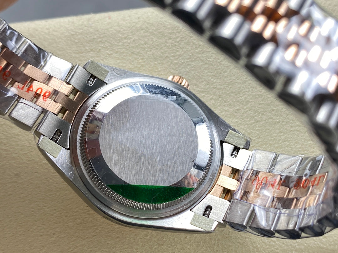 Datejust 31mm Pink Gold Steel Pink Dial