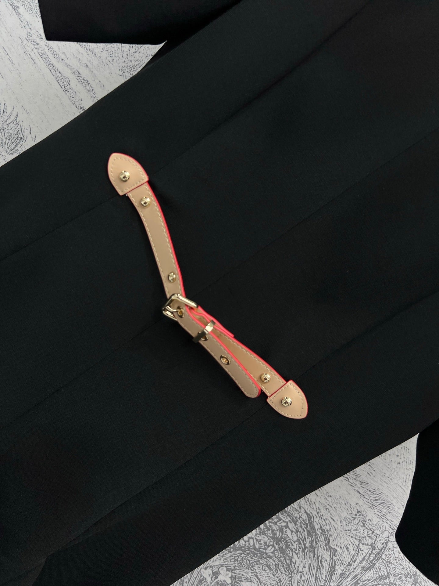 LV 25 Dress Black Polyester