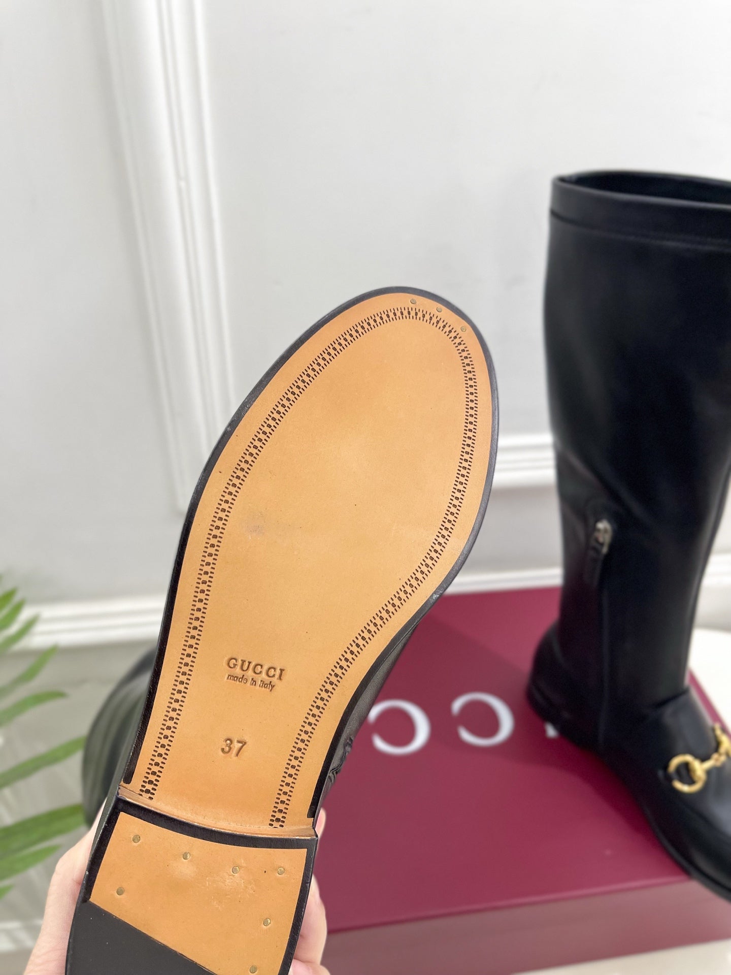 Gucci 2025 Horsebit Boot Black Calfskin 536067