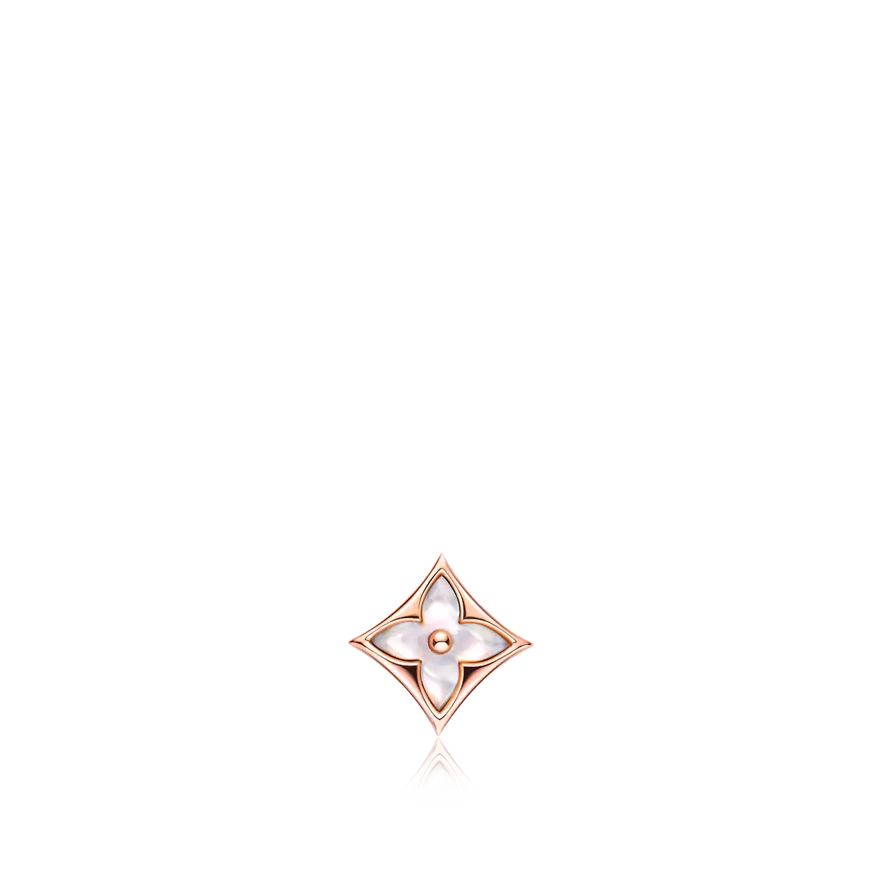 STAR MOP PINK GOLD EARRINGS