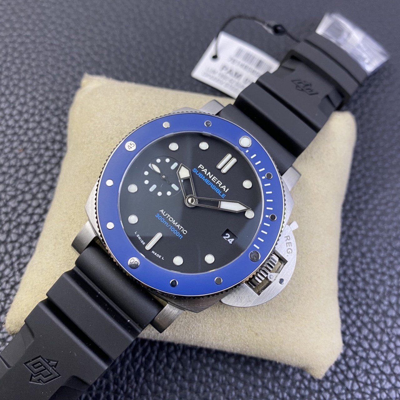 SUBMERSIBLE AZZURRO BLUE 42 STAINLESS STEEL