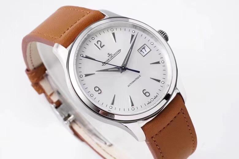 JAEGER MASTER CONTROL DATE 40 STAINLESS STEEL WHITE DIAL