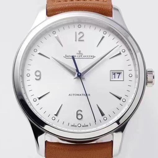 JAEGER MASTER CONTROL DATE 40 STAINLESS STEEL WHITE DIAL
