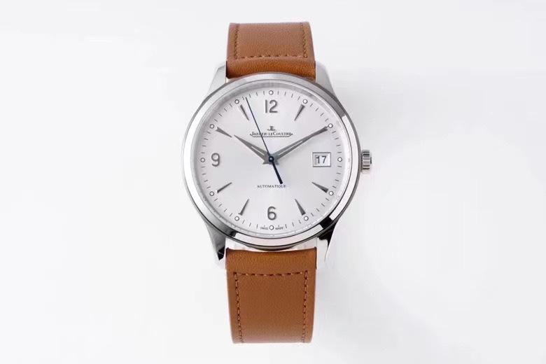 JAEGER MASTER CONTROL DATE 40 STAINLESS STEEL WHITE DIAL