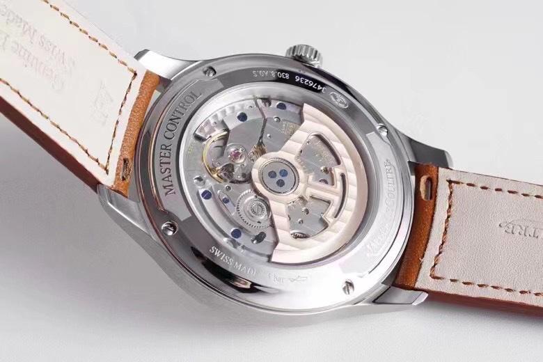 JAEGER MASTER CONTROL DATE 40 STAINLESS STEEL WHITE DIAL