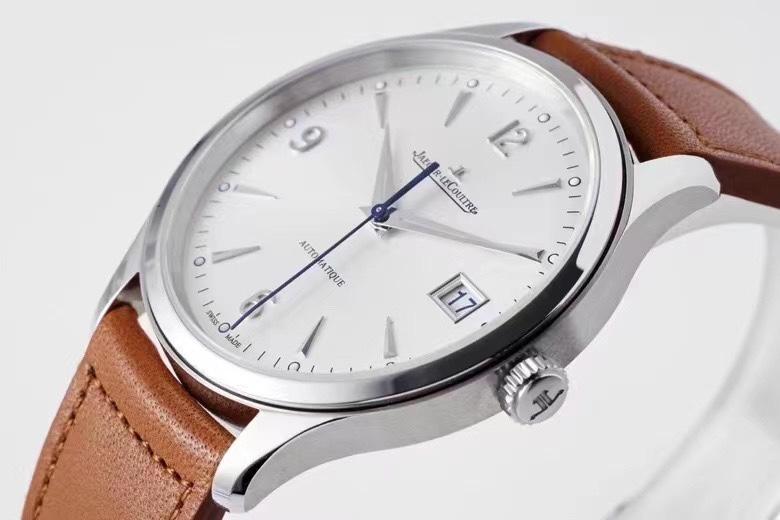 JAEGER MASTER CONTROL DATE 40 STAINLESS STEEL WHITE DIAL