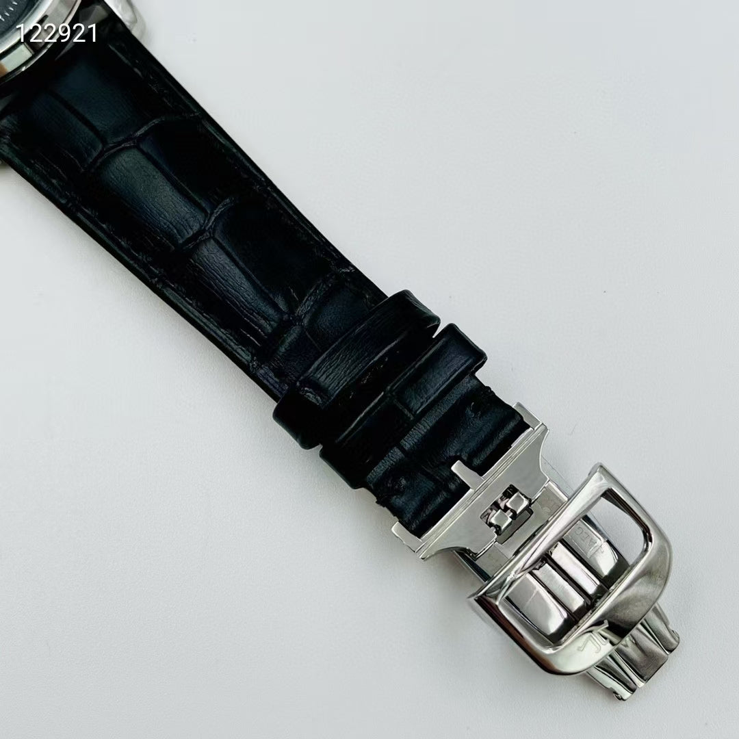 JAEGER ULTRA THIN MOON DOUBLE TOURBILLON LEATHER