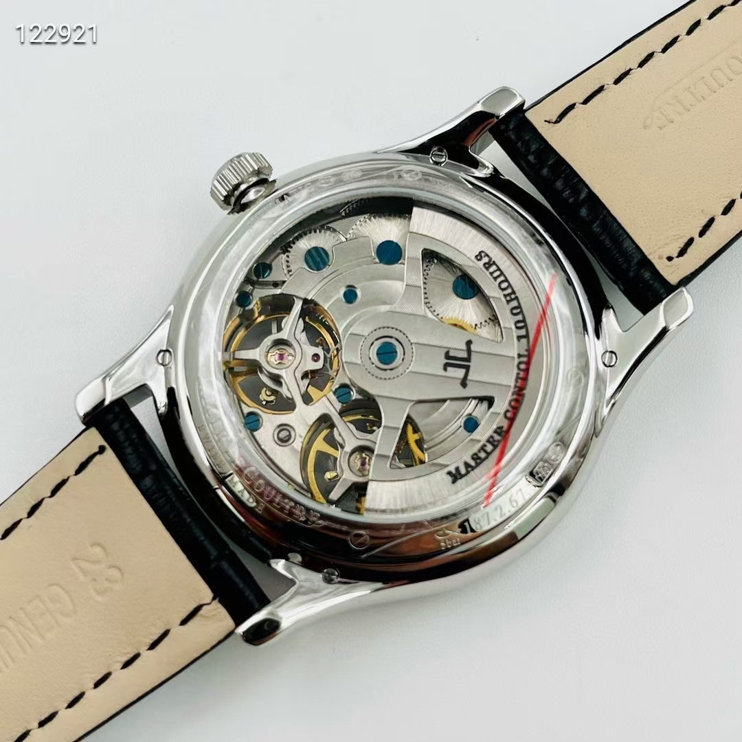 JAEGER ULTRA THIN MOON DOUBLE TOURBILLON LEATHER